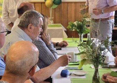 100 Jahrfeier - Norbert Becker grüßt die Teilnehmer